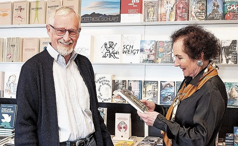 Autor Beno Meier und Vereinspräsidentin Sibylle Wyss. (Bild: ZVG)