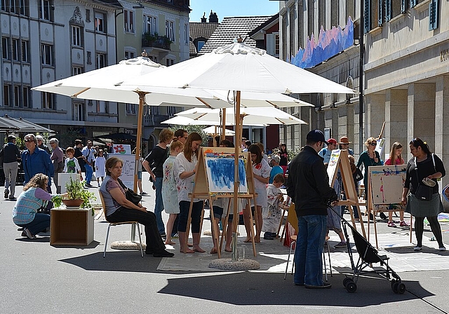 Am diesjährigen Museumstag vom Sonntag, 13. Mai herrscht auf der Oltner Kirchgasse wieder reges Treiben. (Bild: vwe/Archiv)