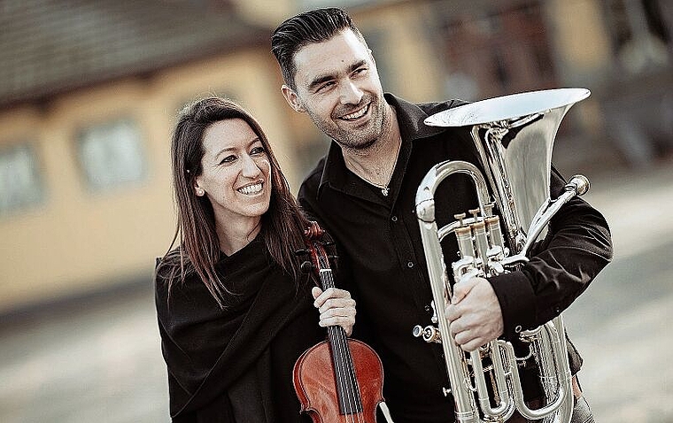 Das Duo Giovivo macht am Sonntag den Auftakt der Kaffeehauskonzerte. (Bild: Tobias Epp)