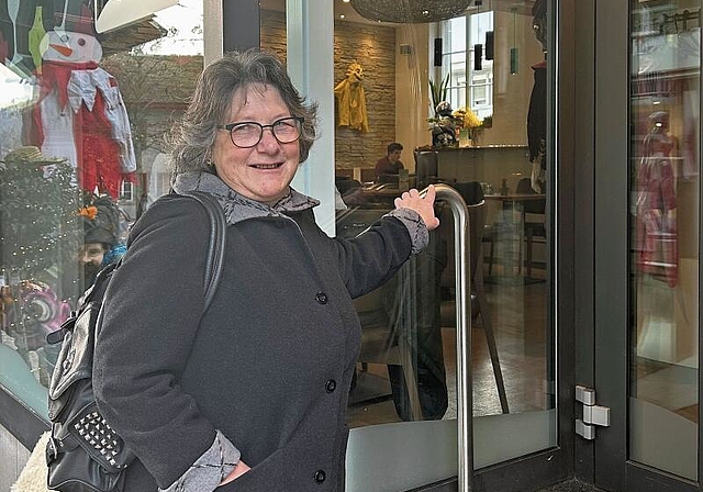 Im Café Grogg kehrt Rita Ledermann gern als Gast ein. (Bild: CAR)