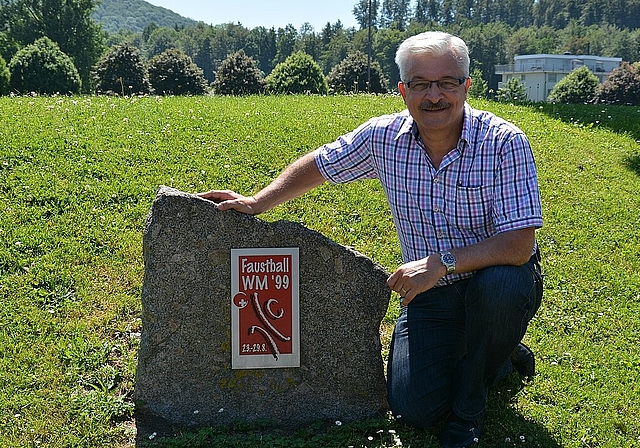 Franco Giori hilft nach der WM 1999 auch bei der Organisation der Faustballeuro 2014 an vorderster Front mit. vwe)