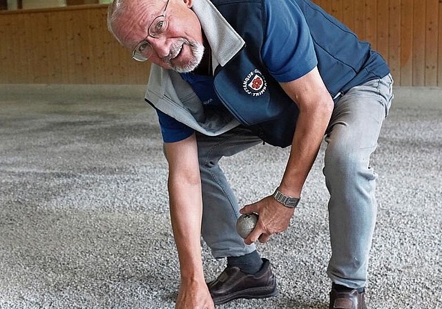 Das Präsidium will Gabor Somogyi bald abgeben, als Spieler dem Pétanque Club Trimbach aber treu bleiben. (Bilder: Achim Günter)