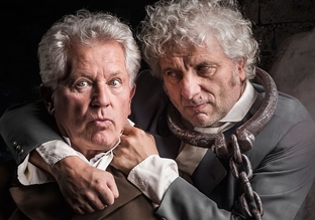 Die Schauspieler Miroslav Nemec und Udo Wachtveitl, bekannt als Münchner Tatort-Kommissare, sind in «Christmas Carol» zu sehen. (Bild: ZVG)