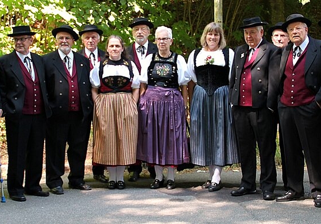 Der Jodlerklub Olten begleitet am Sonntag, 7. Mai in der St. Martinskirche den Gottesdienst und lädt anschliessend zum traditionellen Rissottoessen in den Josefsaal. (Bild: ZVG)