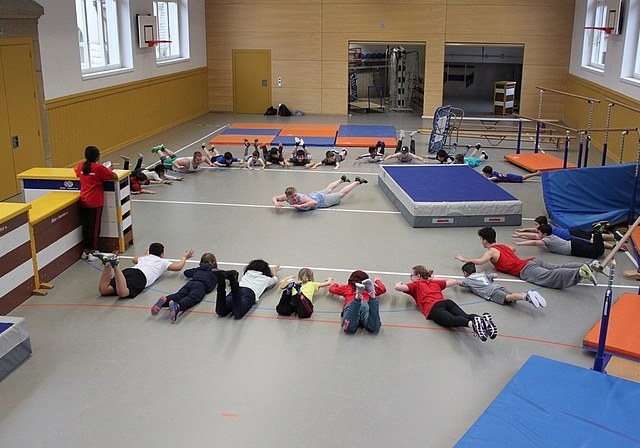 Das «Open Sunday» bietet Kindern im Primarschulalter eine Möglichkeit, sich durch das Winterhalbjahr am Wochenende in der Halle auszutoben. (Bild: ZVG)
