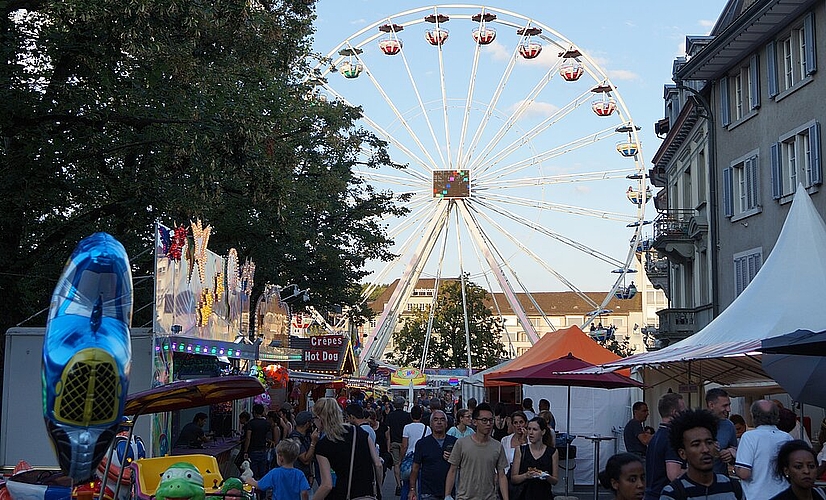 So wird es dieses Jahr nicht aussehen: Die Kilbi und auch das alternative Stadtfest mussten abgesagt werden. (Bild: F. Beidler)
