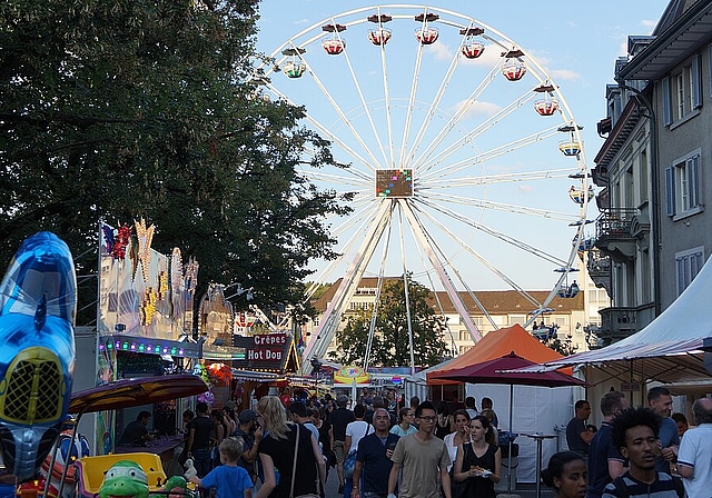 So wird es dieses Jahr nicht aussehen: Die Kilbi und auch das alternative Stadtfest mussten abgesagt werden. (Bild: F. Beidler)

