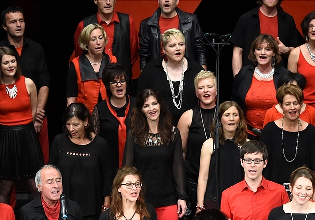 Der A-cappella-Chor «Mixed-up» lädt am Donnerstag, 30. November zum weihnachtlichen Konzert in die Oltner Klosterkirche ein. (Bild: ZVG)