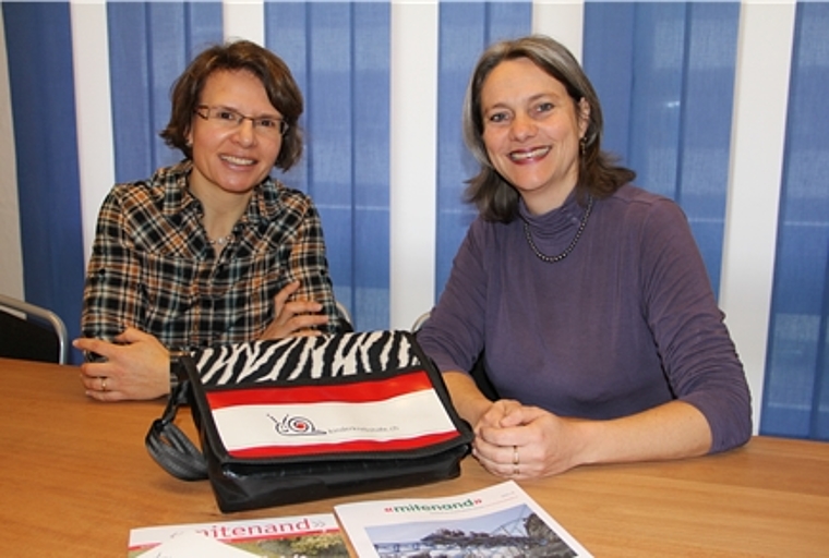 Birgitta Setz, Geschäftsführerin (v.l.) und Daniela Dommen, Präsidentin. mim)