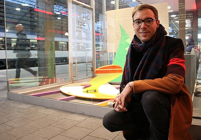 Chris Hunter lädt am Dienstag, 10. Dezember um 19 Uhr am Bahnhof Olten zu Feierabendbier und Gesprächen ein. (Bild: mim)