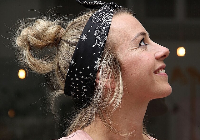 Die Neu-Oltnerin Chloé Tribuzio erlebt in der Dreitannenstadt viele kurze, aber herzliche Begegnungen. (Bild: S. Furter)