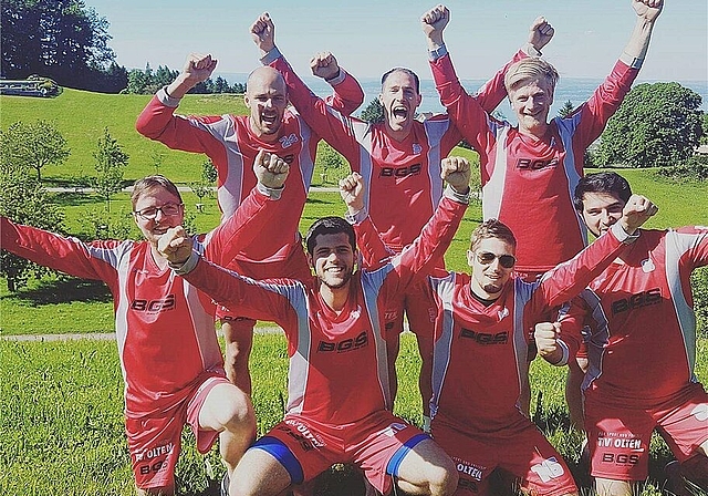 Trotz Gang in die Barrage ist der TV Olten zufrieden mit dem Saisonausgang: «Wir haben unser Saisonziel Ligaerhalt erreicht.» (Bild: ZVG)