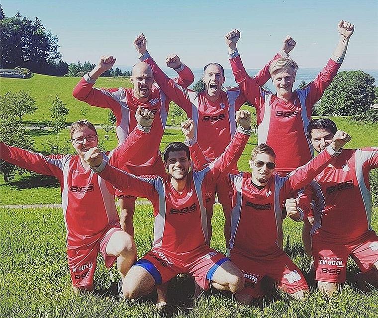 Trotz Gang in die Barrage ist der TV Olten zufrieden mit dem Saisonausgang: «Wir haben unser Saisonziel Ligaerhalt erreicht.» (Bild: ZVG)