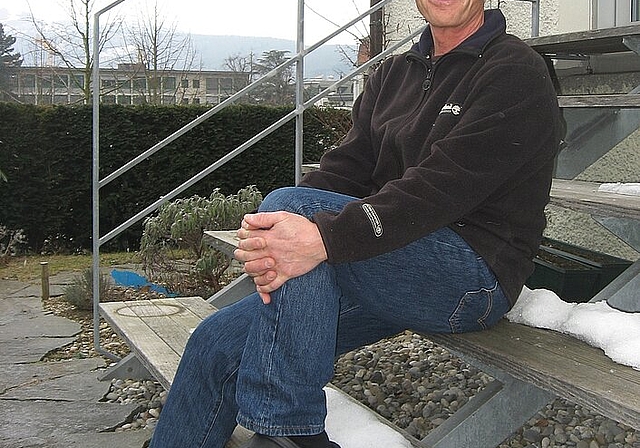 Hans Berger in seinem geliebten Garten mitten in Olten. ZVG)
