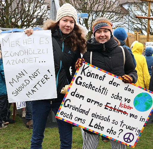 Sina Wilhelm und Caroline Hodel: «Wichtig ist nun, dass die Politik handelt!» (Bild: mim)