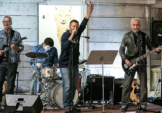 Die Woodbees werden am Mittwoch, 31. Juli vor dem Chöbu rocken. (Bild: Patrick Lüthy)