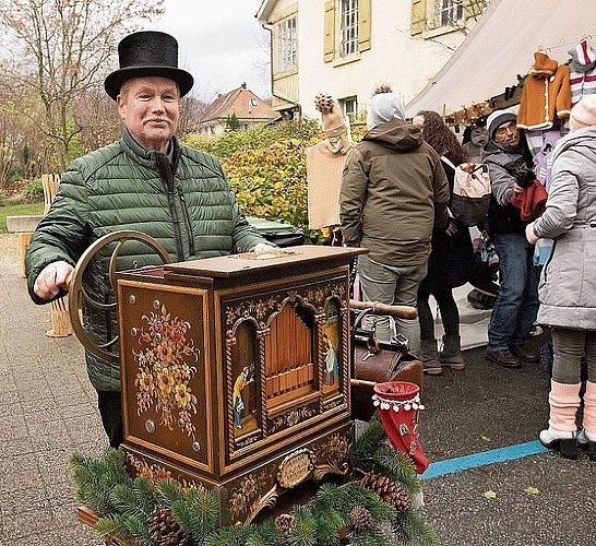 Auch der Orgelmann war vor Ort!
