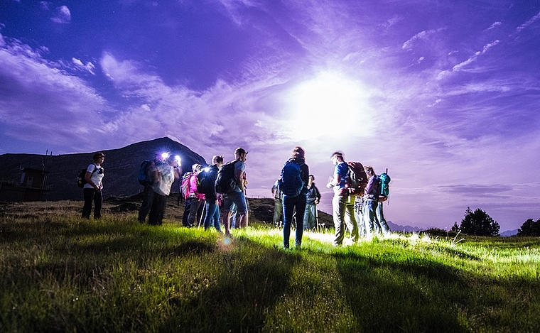 Am 23. Juni findet die Schweizer Wandernacht statt. (Bild: Martin D. Zemp)