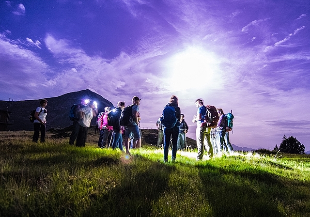 Am 23. Juni findet die Schweizer Wandernacht statt. (Bild: Martin D. Zemp)