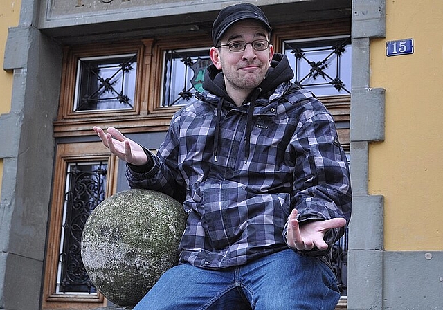 Slam-Poet Kilian Ziegler ist gespannt auf die Reaktionen des Publikums zu seinem neuen Programm. mim)
