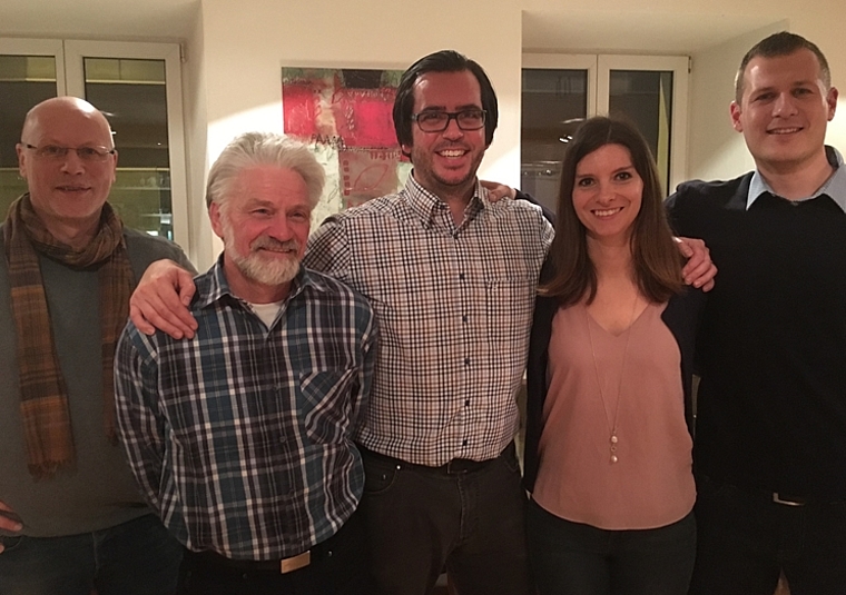 Der aufgefrischte Vorstand vom SATUS TV Olten: (v.l.) Peter Wullschleger, Martin Arnold, Melanie Schmid, Michael Schmid und Tobias Schmid. (Bild: ZVG)
