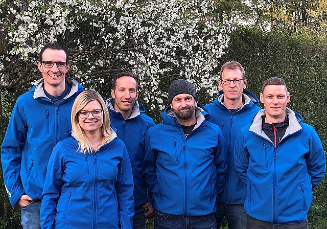 Das OK des Argovia Cup Lostorf (v.l.): Patrick Meier, Stefanie Meier, Stefan Spielmann, Oliver Belke, Thomas Christen und Michael Gundlach. (Bild: ZVG)