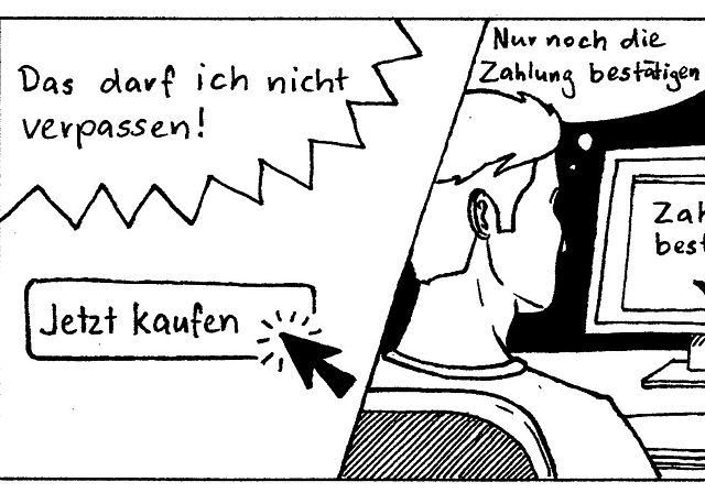 Informieren Sie sich vor einer Bestellung über den Onlineshop, zum Beispiel via Suchmaschinen. (Bild: ZVG)
