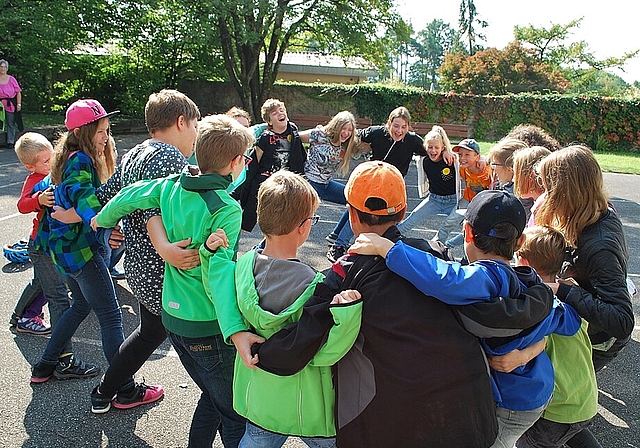 Spiel und Spass am KiK (Kinder in der Kirche)-Treffen in Lostorf. (Bild: ZVG)