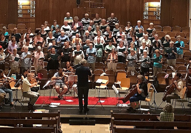 Der Oratorienchor Olten lädt am 18. Juni zum Sommernachtskonzert. (Bild: ZVG)