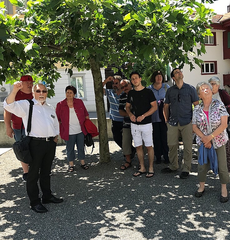 Die MG Trimbach erlebte eine Führung durch die Wallfahrtskirche von Bruder Klaus. (Bild: ZVG)
