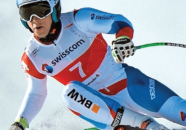 Das Lauberhorn-Rennen gibt es am 18. Januar im Ski Public Viewing im Magazin in Olten zu geniessen. (Bild: ZVG)
