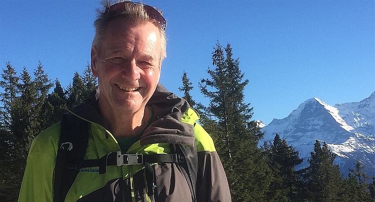 Geht mit gutem Beispiel voran: Hugo Saner liebt die Bewegung in der Natur - ob zu Fuss oder auf dem Velo. (Bild: ZVG)
