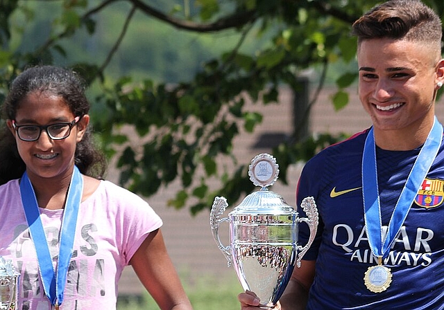 Die glücklichen Gewinner der letztjährigen Trimbacher Sporttage. (Bild: ZVG)