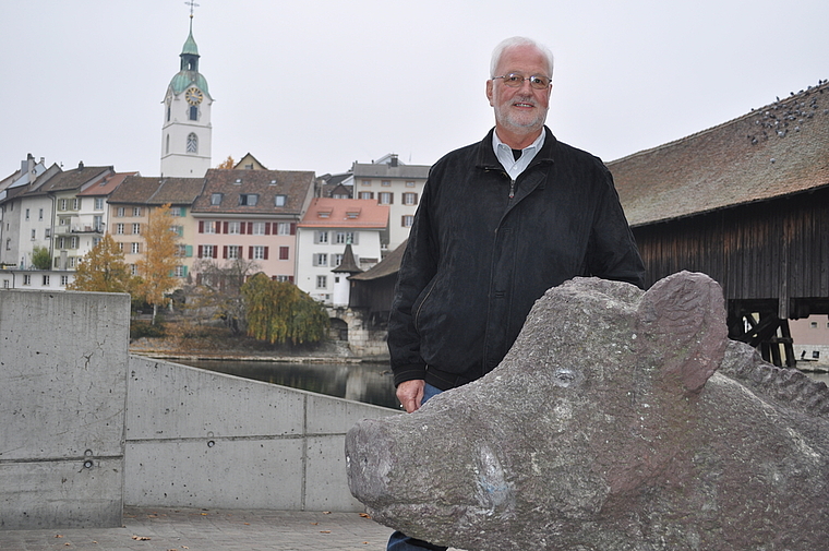 Trotz der verschiedenen Wahrzeichen und schönen Plätze in Olten ist der Trimbacher Martin Staub gegeben eine Fusion mit Olten. (Bild: mim)