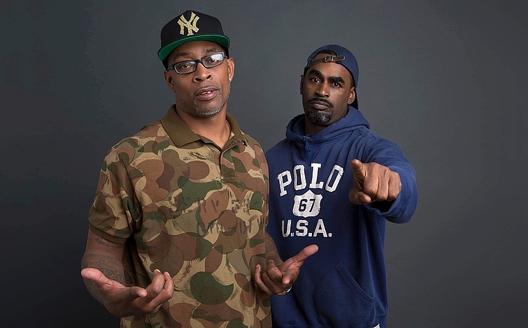 Am Freitag, 29. März treten die Hip Hop-Legenden Sadat X und El Da Sensei in der Paraiba Bar in Olten auf. (Bild: ZVG)