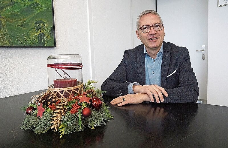 Thomas Marbet, zuvor Baudirektor, sieht sich als Stadtpräsident mit einer grösseren Vielfalt an Themen konfrontiert. (Bild: AGU)