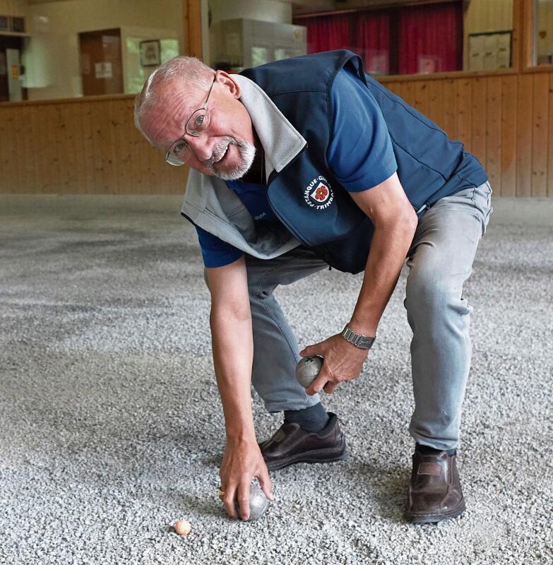 Das Präsidium will Gabor Somogyi bald abgeben, als Spieler dem Pétanque Club Trimbach aber treu bleiben. (Bilder: Achim Günter)