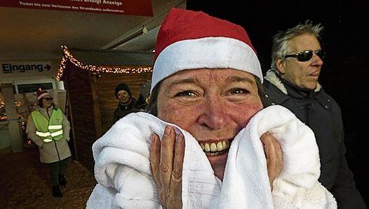 Birgit Klause, Olten, auf dem Weg vom Cold Pot zum Hot Pot.