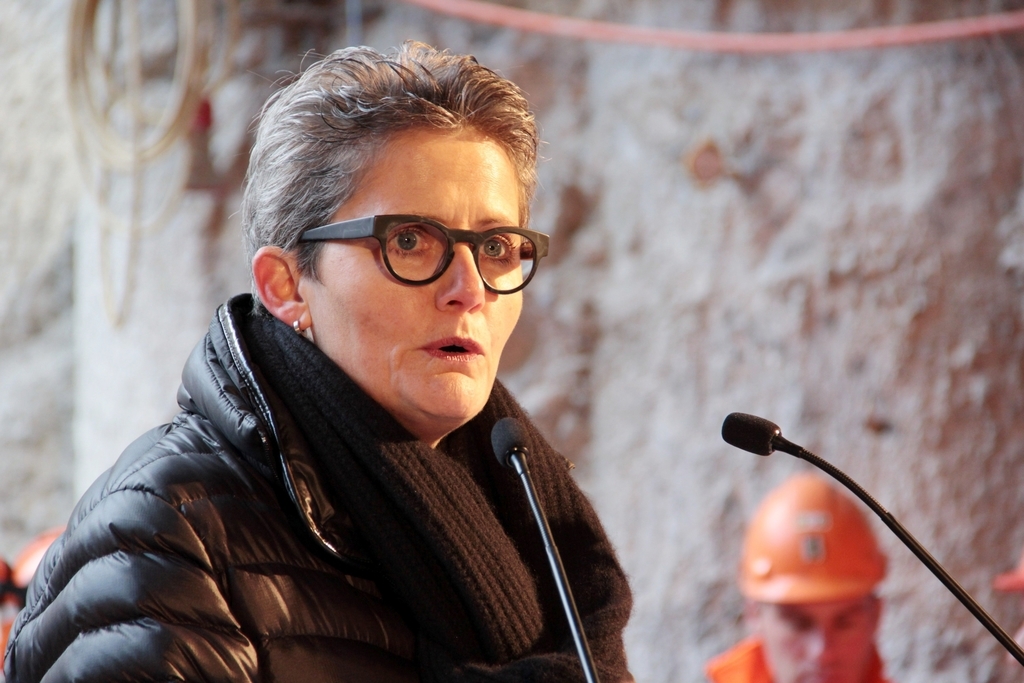 Aus Bern angereist: Anna Barbara Remund, Vizedirektorin des Bundesamts für Verkehr. (Bild: S. Furter)