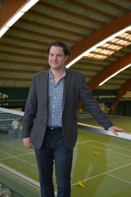 "Unsere Spieler können sich in der NLA behaupten", so Marco Meyer, Präsident TC Froburg. (Bild: vwe)