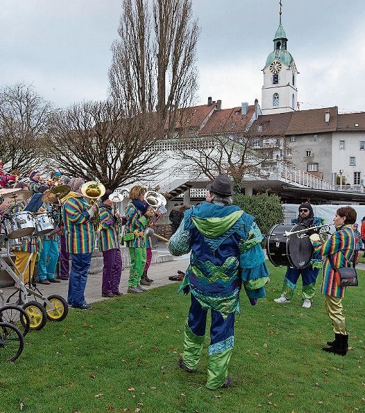 Musikalische Unterstützung gab es von der Guggenmusik Müüs aus Trimbach.
