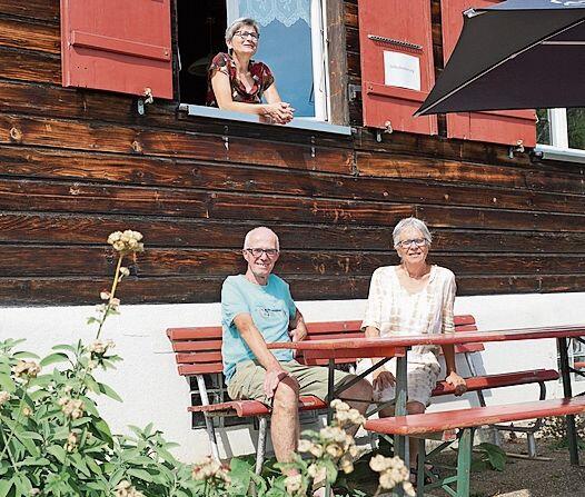 Theres Mühlebach (oben) und das Ehepaar Robert Ackermann und Hannah Küffer.
