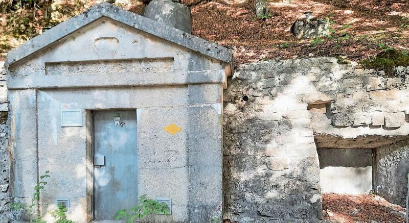 Das Wasserreservoir diente im Zweiten Weltkrieg als Kommandoposten. (Bild: Cyrill Pürro)