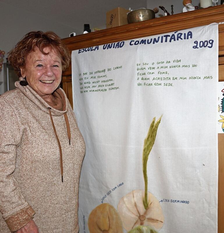Marlene Grieder setzt sich seit mehr als 30 Jahren mit viel Leidenschaft für eine Grundschule in Brasilien ein. (Bild: Achim Günter)