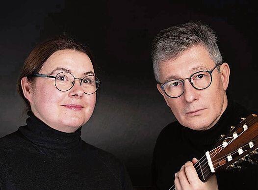 Diese beiden Künstler treten am übernächsten Sonntag in Olten auf: Irina Solomatina, Mezzosopran, und Anton Kudryavtsev, Gitarre. (Bild: ZVG)