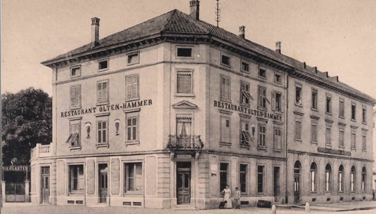Das einstige Restaurant Olten-Hammer auf einer früheren, undatierten Aufnahme. (Bild: Stadtarchiv Olten)