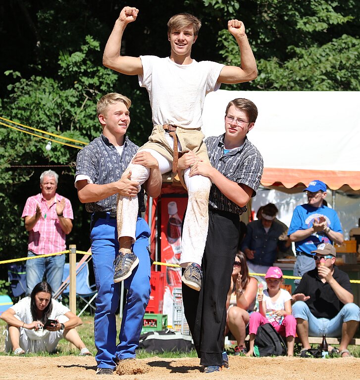 Oltner Jungschwinger Festsieger Tobias Hengartner. (Bild: ZVG)
