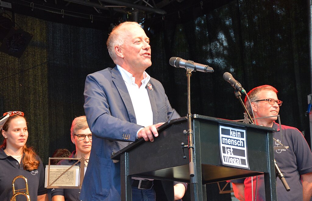 Von der Schützi zum Klosterplatz: In diesem Jahr darf Stadtpräsident Dr. Martin Wey die Oltner zur 1. August-Feier auf dem Klosterplatz begrüssen. (Bild: vwe)
