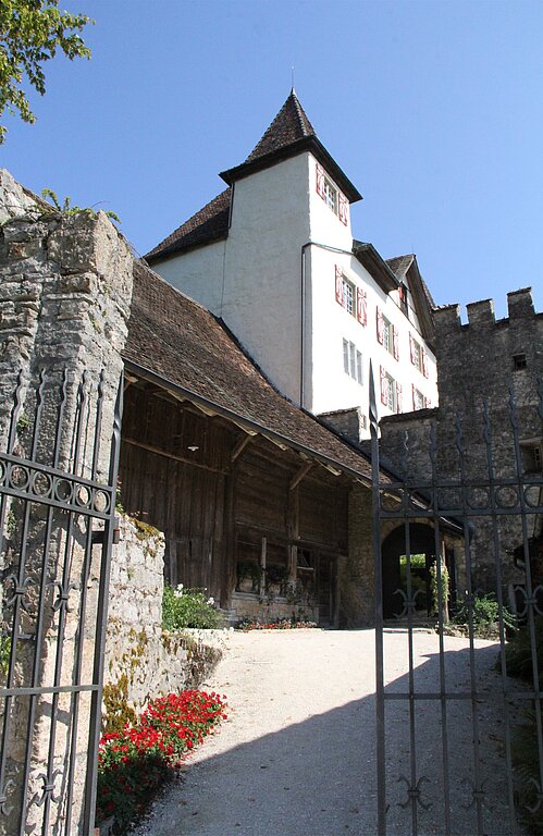 Wahrzeichen von Lostorf und Wohnort der Familie Bernhard: das Schloss Wartenfels. (Bild: mim)